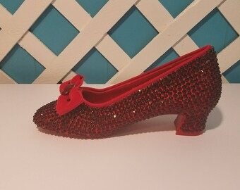 Return to Oz Inspired Swarovski Crystal Ruby Slippers Canada
