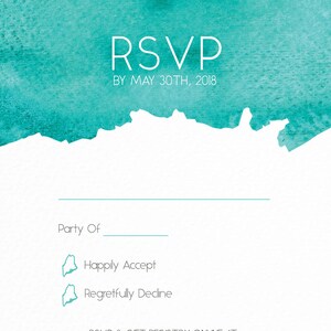 Maine Invitation, RSVP Card, Table Numbers State Invitation Maine Wedding Maine Map Wedding Invitation Maine PRINTED or Digital image 5