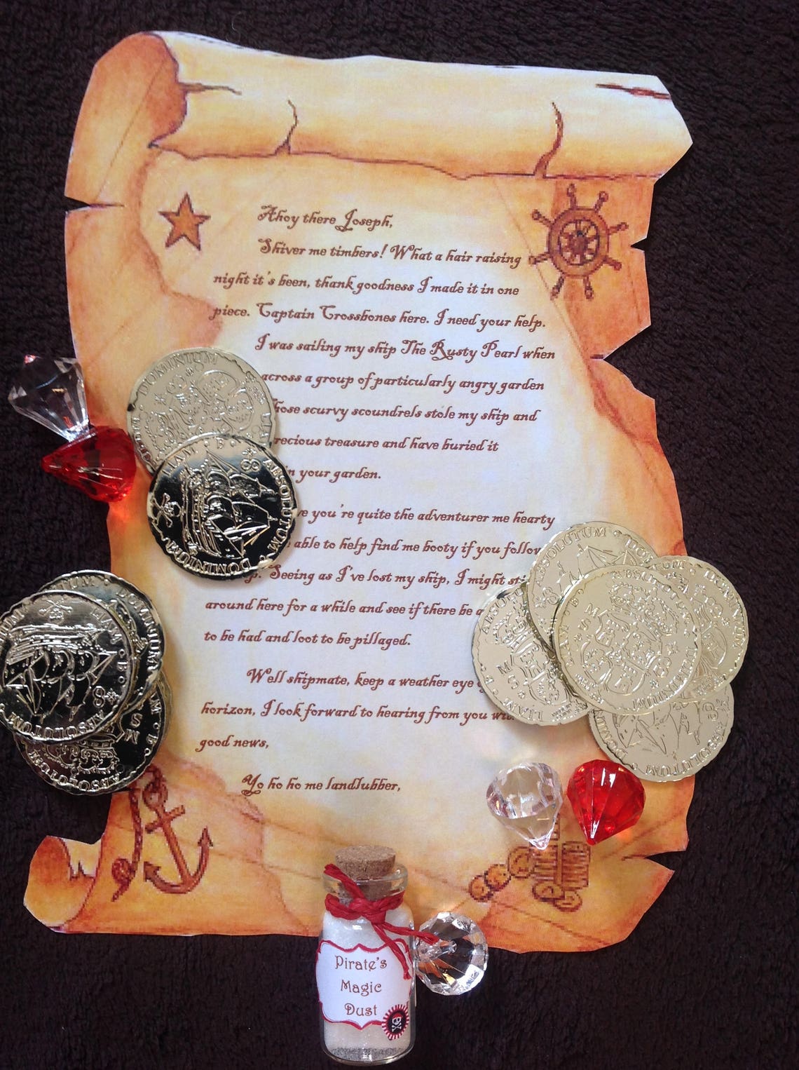 Personalised Letter From a Pirate - Etsy UK