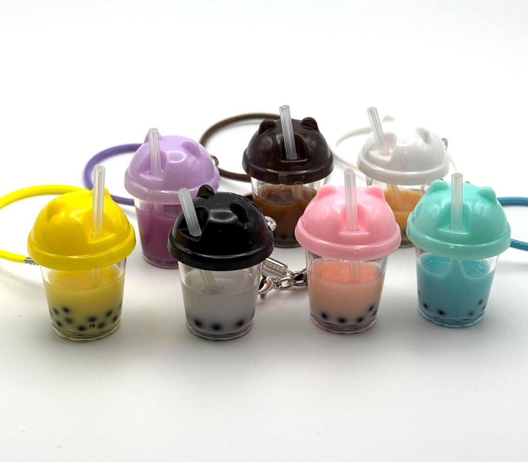 Boba Accessory Boba Tea Cup Accessories for 17cm Anime Doll / Backpack or Bag Charms ...