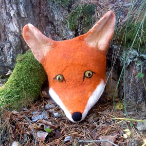 CHAPEAU DE RENARD Chapeau de feutre de renard Chapeau de costume de renard Masque de renard Chapeau d'animal adulte Oreilles de renard Chapeau d'enfant Chapeau de sauna