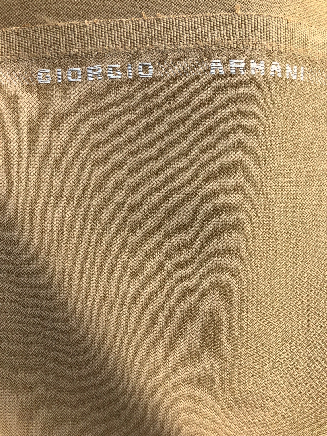 Giorgio Armani 130s WOOL Suiting Fabric BEIGE Merino made in | Etsy