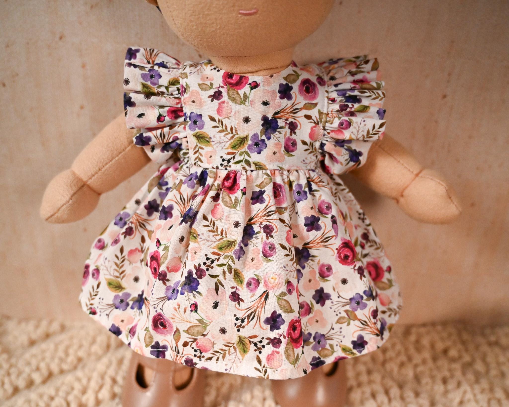 Dress for Dinkum Doll 35cm, Handmade in UK