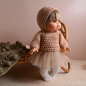 Clothes for Minikane Doll 34cm and Paola Reina, Bonnet Tutu Skirt, Handmade in UK