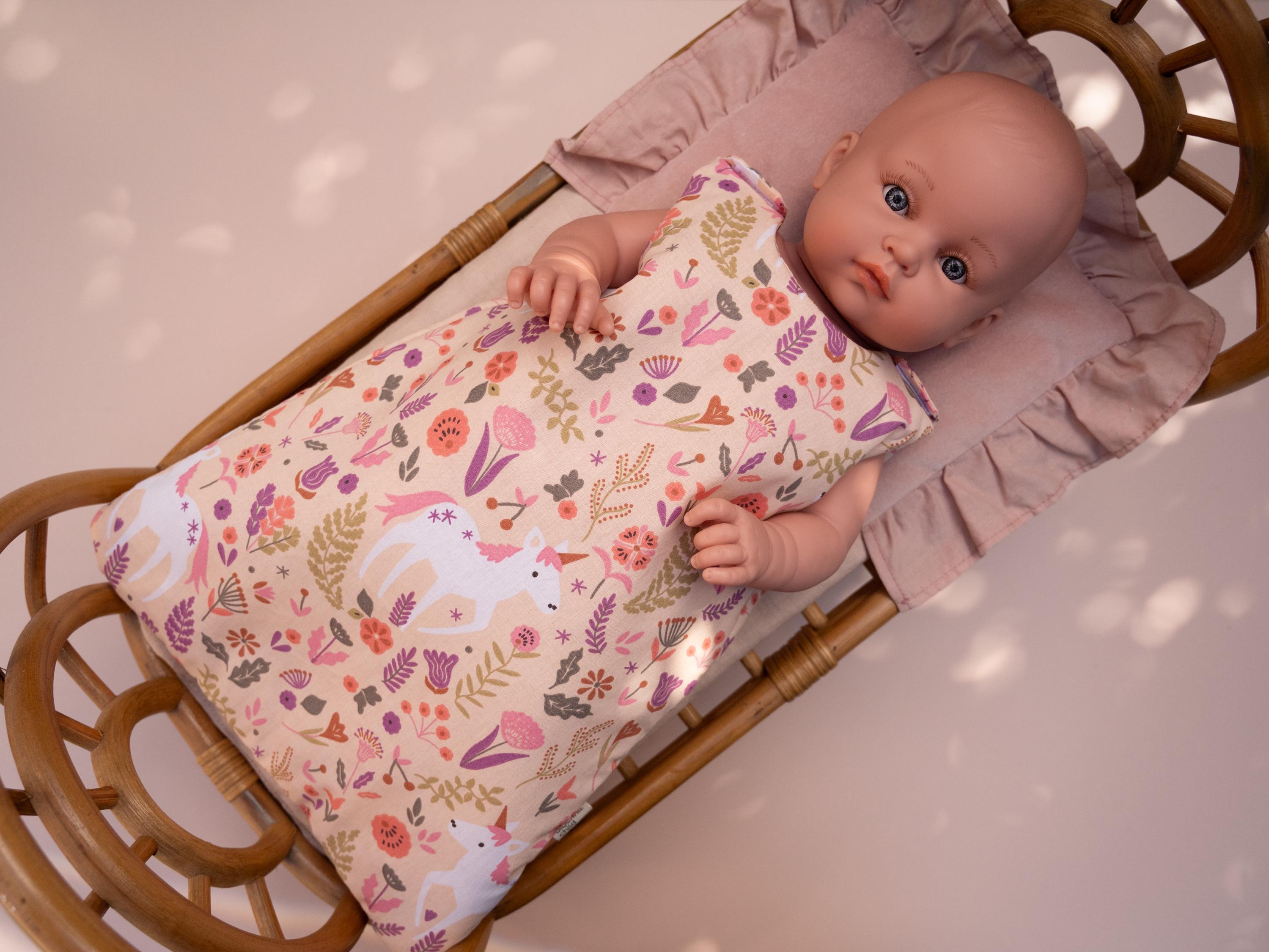Howa Sac De Couchage Pour Poupées Jusqu'à 48cm "miniflowers" Abricot 29624