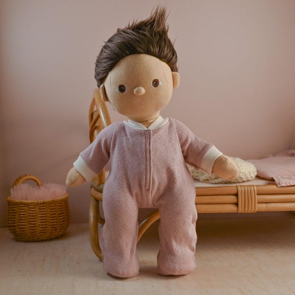 Dinkum clothes, Footed Sleeper for Dinkum 35cm, Handmade in UK