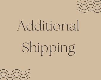 Additional shipping - UK only