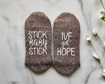 IVF Socks, IVF Gifts, Transfer Day, Mommy to Be,