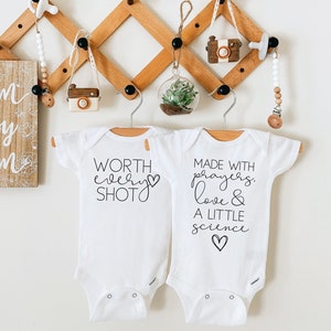 IVF Onesie ®, Pregnancy Announcement Onesie ®, IVF Gifts,
