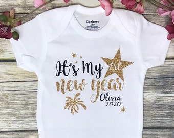 first new year onesie