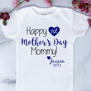 Happy Mothers Day Onesie ®, Baby Boys Mothers Day Onesie ®, Boys Mothers Day Bodysuit, Mothers Day Onesie ® for Boys, Baby Mothers Day
