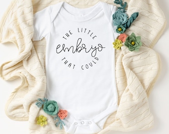 IVF Onesie ®, Pregnancy Announcement Onesie ®, The Little Embryo That Could, IVF Gift