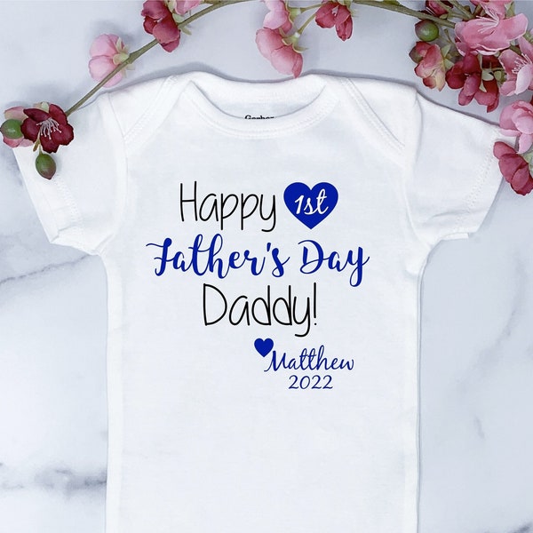 Happy Fathers Day Onesie ®, Baby Boys Fathers Day Onesie ®, Boys Fathers Day Bodysuit, Fathers Day Onesie ® for Boys, Baby Fathers Day