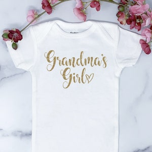 Grandmas Girl, Grandma Gift, Pregnancy Announcement Grandparents,