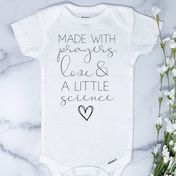 IVF Onesie ®, Pregnancy Announcement Onesie ®, Expecting Parents,