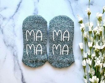 Mom Socks, Mothers Day Gift, First Mothers Day,