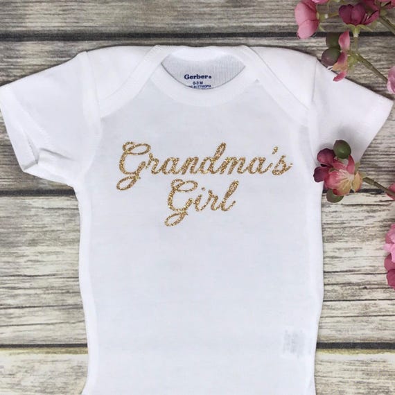 baby girl clothes that say grandma