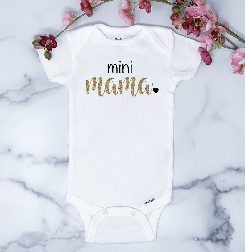 Mini Mama Onesie ®, Mommy and Me, Newborn Gift, image 1