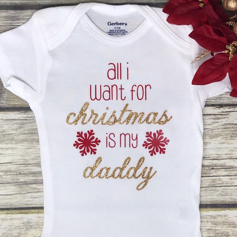 baby girl christmas onesie