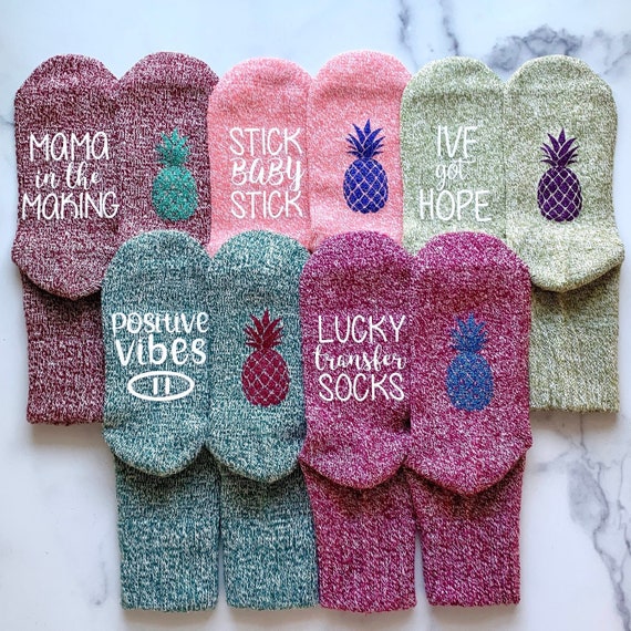 IVF Socks, IVF Gifts, Transfer Day Socks, Mommy to Be, Infertility Gifts