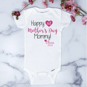 Mothers Day Onesie ®, Personalized Onesie ®, First Mothers Day Gift ...