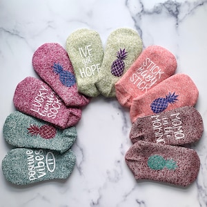 IVF Socks, IVF Gifts, Transfer Day,