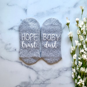 IVF Socks, IVF Gifts, Transfer Day, Mommy to Be, Hope Trust Baby Dust