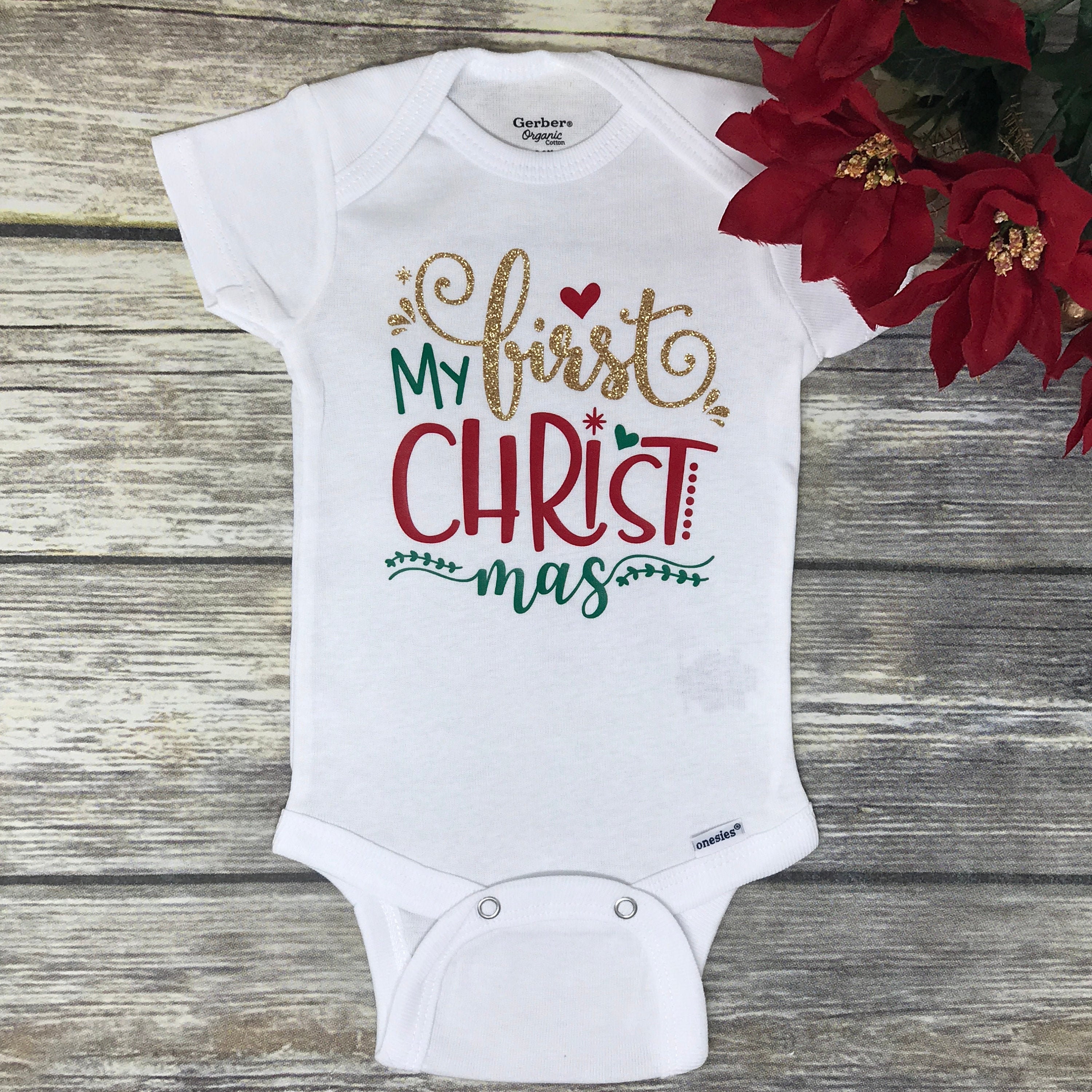 My first christmas onesie girl outlet