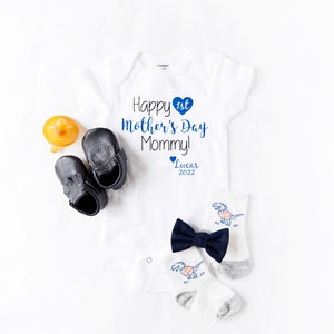 Happy Mothers Day Onesie ®, Baby Boys Mothers Day Onesie ®, Boys Mothers Day Bodysuit, Mothers Day Onesie ® for Boys, Baby Mothers Day image 7