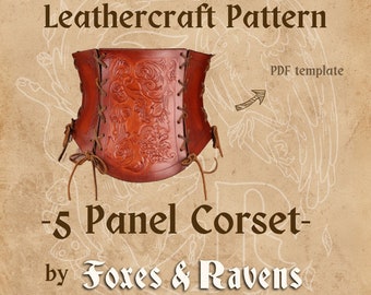 Leather Corset Pattern with Instructional Video