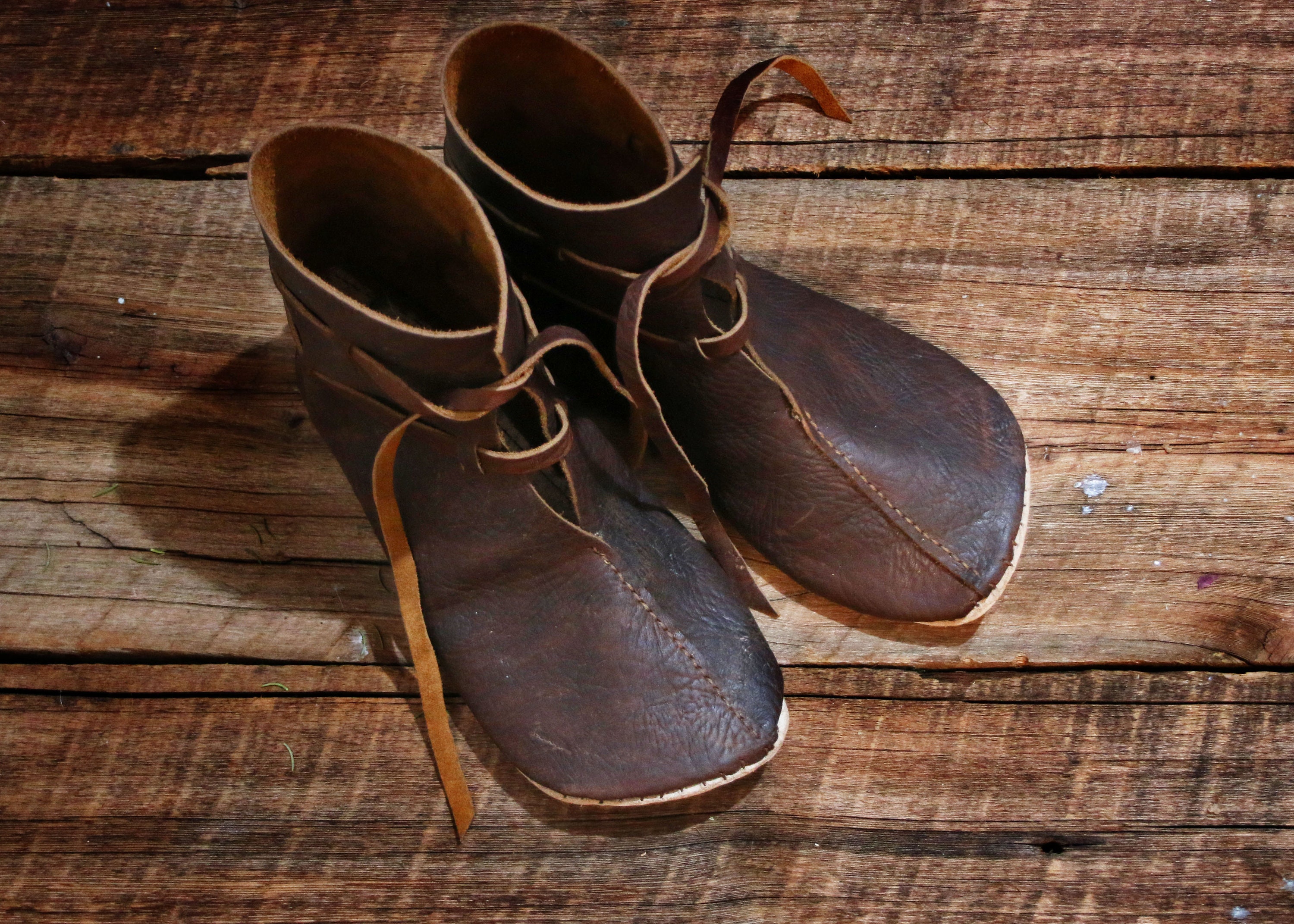 Oseberg Leather Boot Pattern viking Turn Shoe Etsy