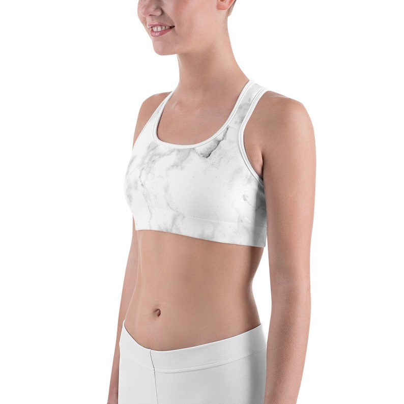 White bra marble sports