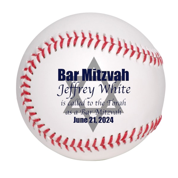 Barmitzvah Gift, Barmitzvah Favors, Bar Mitzvah Gifts, Judaica, Barmitzvah Invitations, Personalized Baseball Gift, Jewish Party Centerpiece
