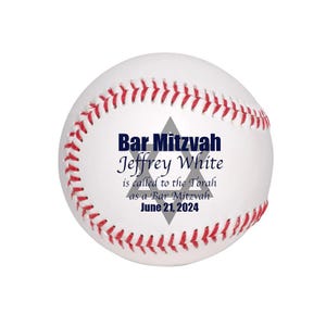 Barmitzvah Gift, Barmitzvah Favors, Bar Mitzvah Gifts, Judaica, Barmitzvah Invitations, Personalized Baseball Gift, Jewish Party Centerpiece
