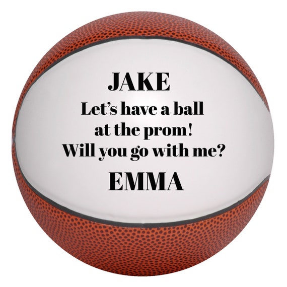 Custom Basketball Prom Proposal 2021 Personalized With Name Etsy