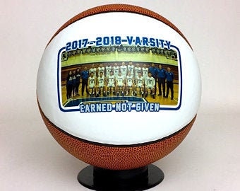 Personalized Basketball, Custom Basketball Gifts, Photo Ball, Coaches Gift, Groomsman, Teacher Appreciation