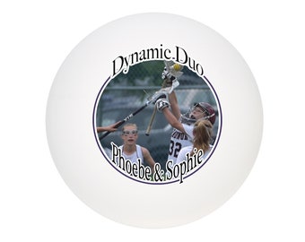 Custom Lacrosse Ball - Any Photo, Logo, Text!Coach Gifts, MVP Award,  Autographed Memorabilia, Photo Ball