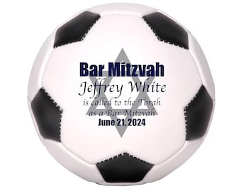 Barmitzvah Gift, Barmitzvah Favors, Bar Mitzvah Gift, Judaica, Barmitzvah Invitations, Personalized Soccer Gifts, Jewish Party Centerpiece