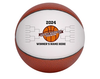 Custom March Madness Trophy Basketball Award 2024 | Personalized for Bracket Winner & Loser Office, Work, and Family Trophy