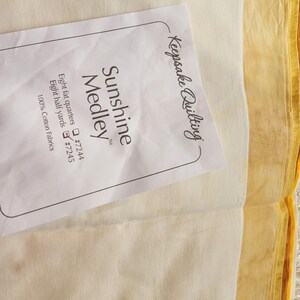 Eight half yards sunshine medley fabric