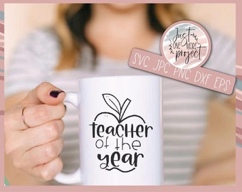 Download Teacher Of The Year Svg Etsy
