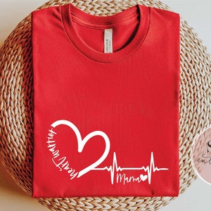 Heart Warrior Mama svg, Heart Disease Awareness svg, Healthy Heart svg, Heart Disease svg, I wear red svg, Heart Disease Month, Download image 1