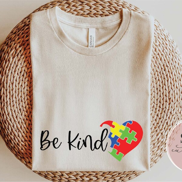 Be kind svg, SVG for Autism awareness, Autism svg,  Puzzle Piece svg, Autism  Awareness svg, autism shirt svg