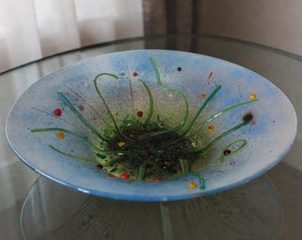 IKEA Snits Schüssel Grün Glas Design Von Lotta Pettersson Vintage 1980er Jahre