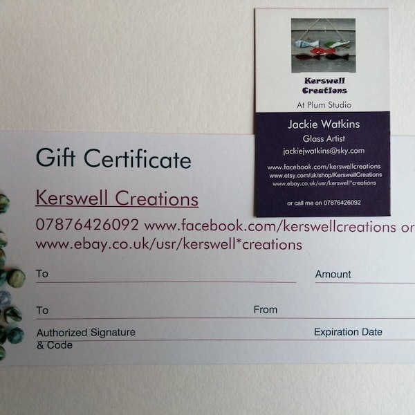 Kerswell Creations Geschenkgutschein