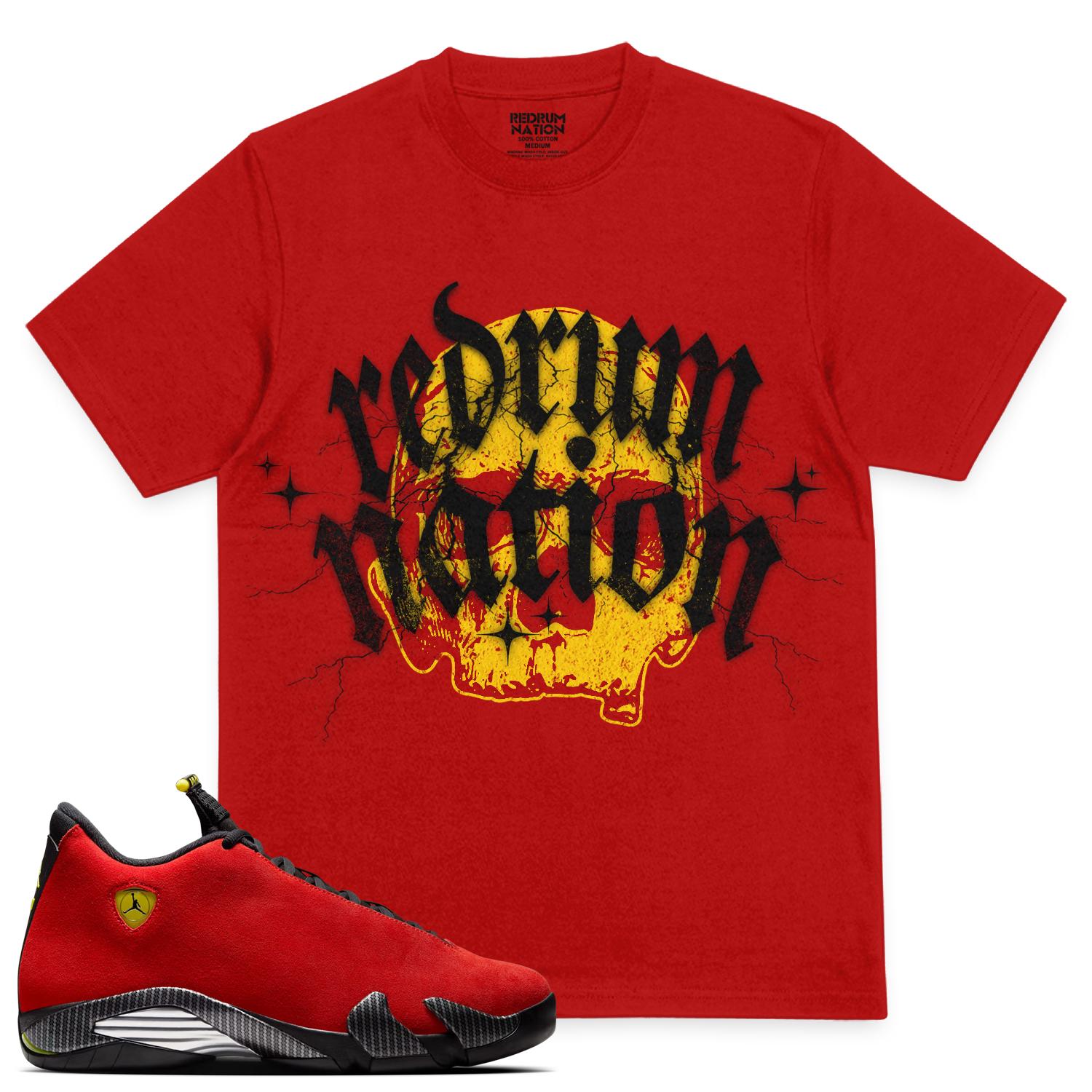 Air Jordan 14 Yellow Ferrari 14s Shirt Ferrari 14 Shirts