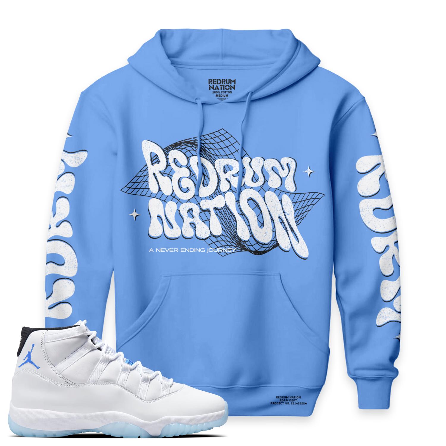 jordan 11 legend blue hoodie