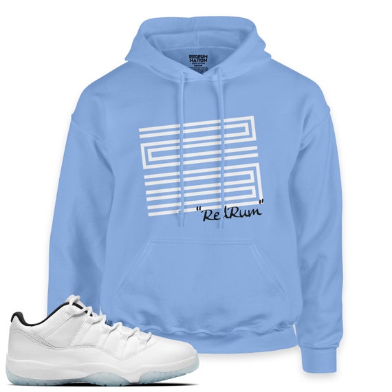 Powder Blue 11 Low 23 Pullover Hoodie Etsy Canada