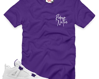 White and purple shirts deals