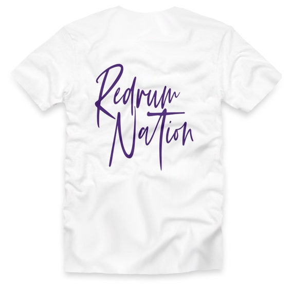 Metallic Purple 4 Redrum Nation T-shirt 